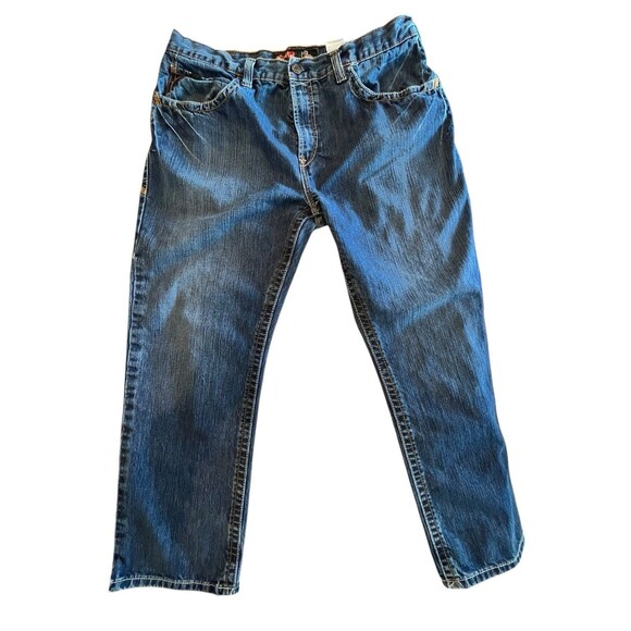 ARIAT  M3 FR Jeans Mens Tag Sz 38/30 Loose Stackable Straight Leg 10014449 - Picture 2 of 8